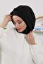 Women's Ready-To-Wear Bonnet with Winter Hood and Closure Feature, Black, B-89O - 7