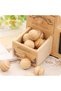 50PCS 10/50/100pcs Natural Cedar Wood Balls Camphor Wood Balls Moth Repellent for Drawers Storage Bo - 4