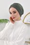 Four Seasons Pleated Bonnet, Khaki, B-13O - 7