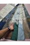 Luxury Flower Pattern Avant-Garde Coffee Color Background Curtain Sik Law Pile (Single Wing) - 4