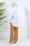 Wide Leg Palazzo Trousers Camel 3044 - 5