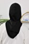 Women's Ready-To-Wear Bonnet with Winter Hood and Closure Feature, Black, B-89O - 8