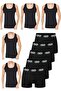 Men's 10 Piece Athlete and Boxer Set Economic Package Athlete and Boxer Set 5 Athlete 5 Boxers - 8