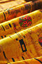 100% Silk Shawl Scarf (45X165 cm) - Gustav Klimt (the Kiss) - 4