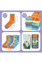 Milk&Moo Jungle Friends 5-Pack Kids Socks, Size 27-30, Soft and Durable Fabric - 3