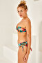 Aksesuarlı Soft Straplez Bikini Tek Üst - 3