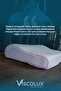 Medium Size Orthopedic Pillow - Visco Pillow with Neck Support Pink 56X36X11/7 - 7