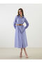 Original Striped Poplin Women's Shirt Dress