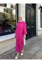 Women's Sleeve Tunnel Linen Double Suit - 3