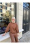 Women's Sleeve Tunnel Linen Double Suit - 2