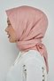 Cotton Scarf Monogram Pattern - Pink - 3