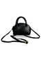 Women's Mini Crocodile Pattern Cross Strap Hand and Shoulder Bag