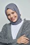Cotton Shawl Flower Pattern - Smoked - 2