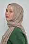 Ed - Jacquard Cotton Shawl Mosaic Pattern - Mink