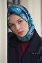 وشاح مودال بنمط رائع - أزرق داكن