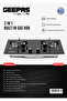 2 IN 1 Built In Gas Hob Double Burner Gas Stove with Sabaf Burners| Auto Ignition System GGC31018 - 4
