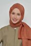 Jacquard Cotton Shawl Monogram Pattern - Brown