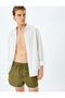 Basic Swim Shorts with Drawstring
