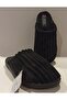 BLACK PLUSH SOFT WOMEN'S HOME AND MISFIR SLIPPERS