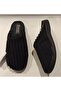 BLACK PLUSH SOFT WOMEN'S HOME AND MISFIR SLIPPERS - 5