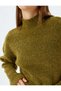 Women's Koton X Sima Tarkan - Turtleneck Oversize Long Sleeve Soft Textured Sweater 5Wak90 - 5