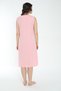 Women's 100% Cotton Zero Sleeve Short Nightgown / Pink 536 - 4
