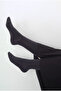 Flat Rubber Knitted Socks Anthracite