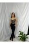Leopard Gold Colored Chain Degaje Collar Bustier - 7