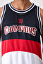 White Breathable Textured Thin Stretchy Standard Fit Men's Basketball Singlet - 88395 - 3