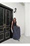 Anthracite Crinkle Voile Crush Skirt 3990 - 4