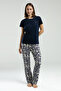 Cotton Short Sleeve Women's Pajamas Set Beverly - 2