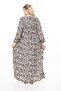 Women's Long Sleeve Plus Size Summer Woven Dress - 2
