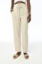 WOMEN'S RELAXED FIT ELASTIC Striped PANTS