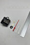 Clock Mechanism, Flowing Silent Wall Clock Mechanism, 14 mm Shaft, Scorpion-Hour-Hand-Second-(with Hanger) - 7