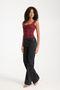 Ribbon Detail Square Collar Women's Knitwear - 8