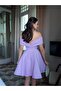 Lilac Mini Dress - 5