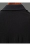 Men's Black Long Sleeve Shirt Pants Wrinkled Tracksuit Set Alaçati - 5
