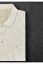 Ercan Men's Large Size Polo Collar Pocket Jacquard Cotton T-Shirt 0141 - 3