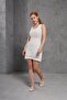 Trend Openwork Thick Strap Stone Dress - 3