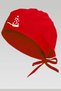 Pan and Vegetables Patterned Red Chef Hat |   Special Design Cook and Chef Cap - 2