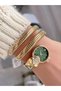 Steel Cord Stone Detail Snake Model Women's Wristwatch with 2 Years Warranty 3 Atm Waterproof - 3