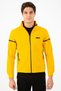Comfort Men's Mock Neck Skinny Leg Yellow Tracksuit Set - 4