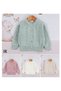 Baby Girl Thin Knitwear Cardigan (White Color) - 3