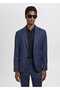 Regular kesimli mikro dokuma blazer ceket