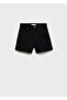 High Waist Straight Cut Denim Shorts - 3