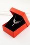 Mikail Angel Silver Color Stainless Steel Stone Detailed Angel Necklace - 4