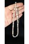 Fire Amber Prayer Beads Capsule Cut White Color T-346