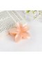 6Pcs Lotus Hair Scrunchies Frosted Color - 6 cm Medium Size - Lightweight and Durable - 5