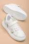 Girl's Sports Shoes Green Butterfly Model Stitched Sole