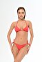 Bright Red Aquaviva Women's Bikini Set - Maria Triangle Side Detail